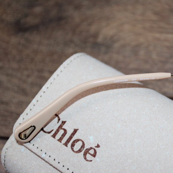 BNWT SS23 CHLOE METALLIC ROUND SUNGLASSES - Picture 4 of 6